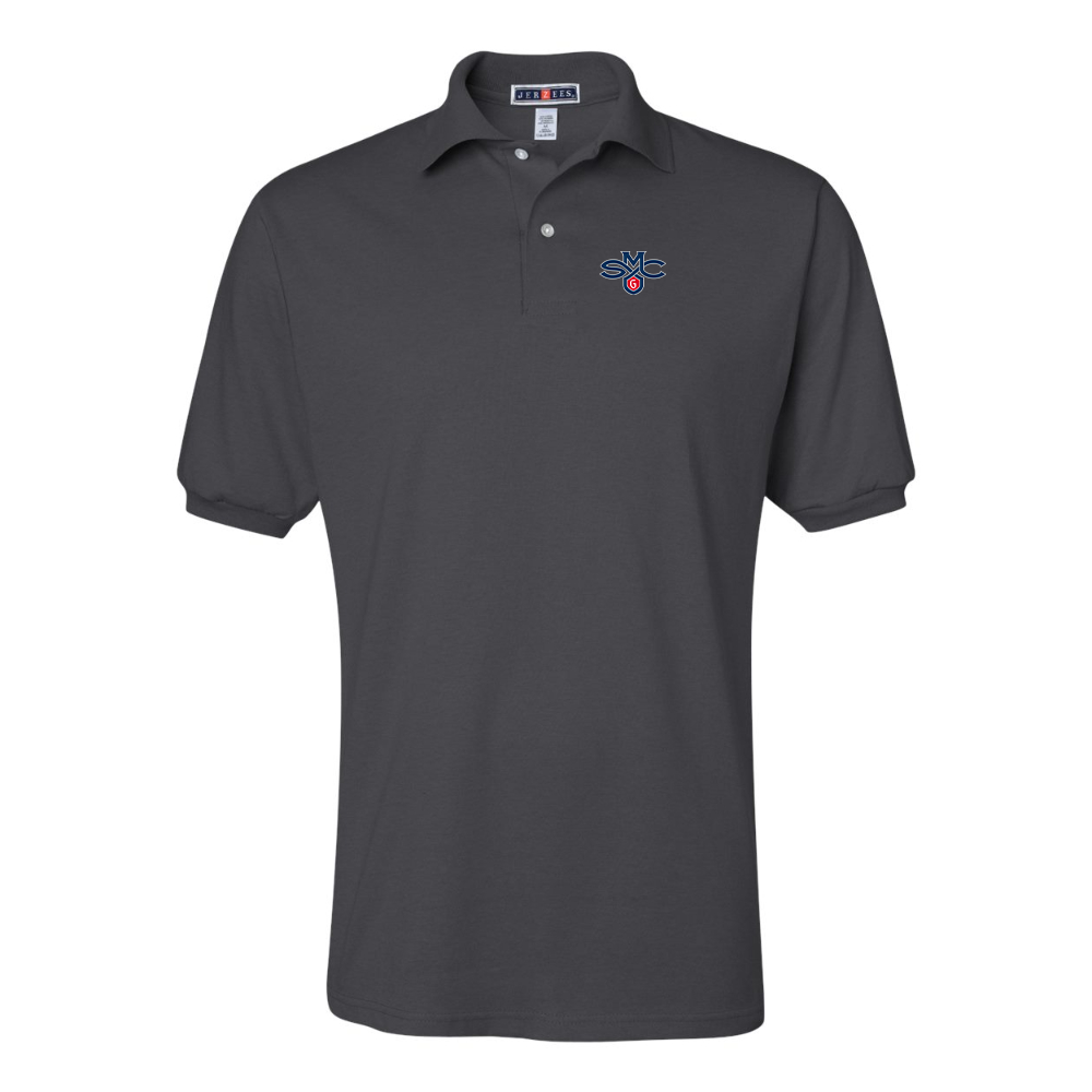 Men's Saint Marys Gaels Logo JERZEES  SpotShield polo