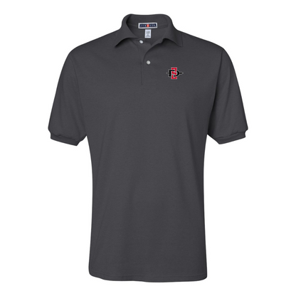 Men's San Diego State Aztecs Logo JERZEES  SpotShield polo