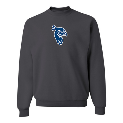 Men's Saint Peters Peacocks Logo JERZEES NuBlend Crewneck Sweatshirt
