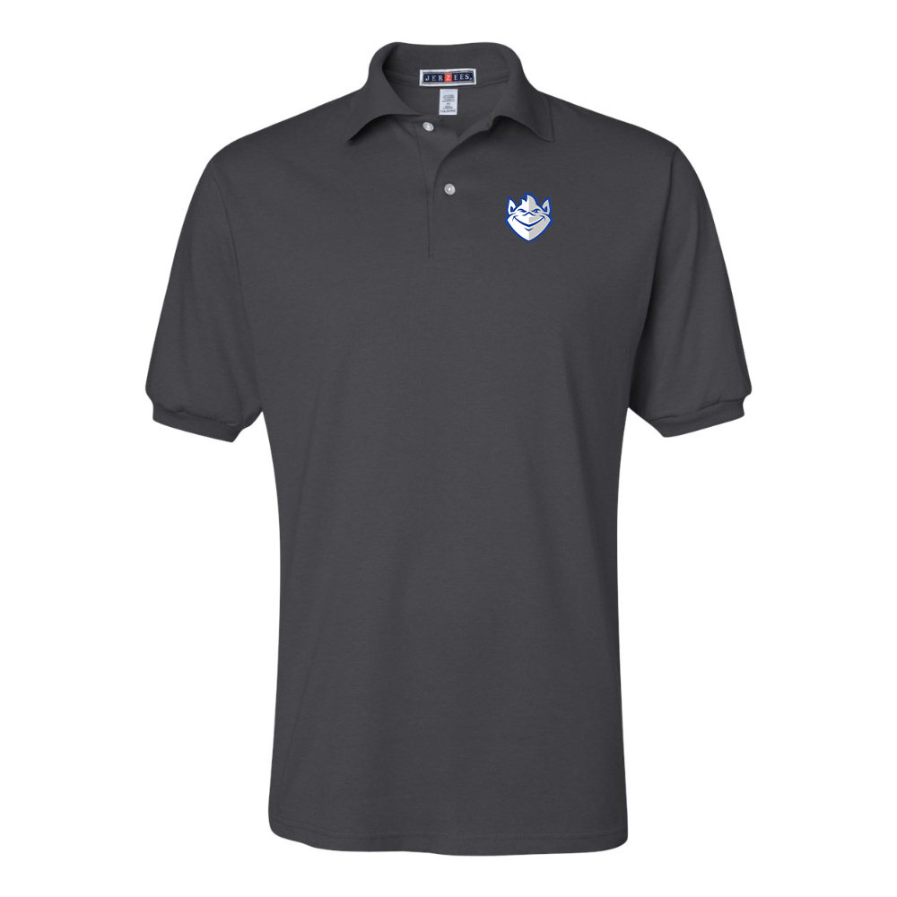 Men's Saint Louis Billikens Logo JERZEES  SpotShield polo