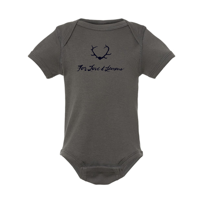 For Loves & Lemons Rabbit Skins Infant Baby Rib Bodysuit