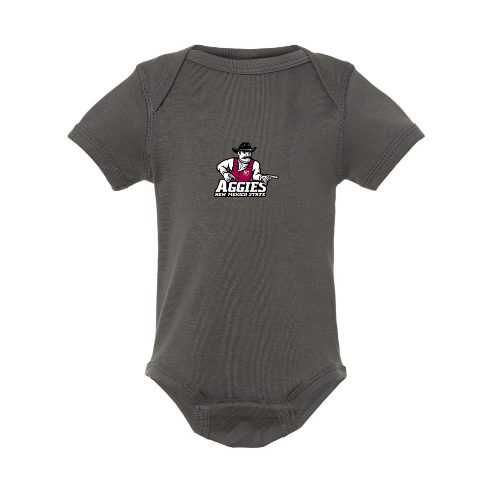 Aggies New Mexico State Logo  Rabbit Skins Infant Baby Rib Bodysuit