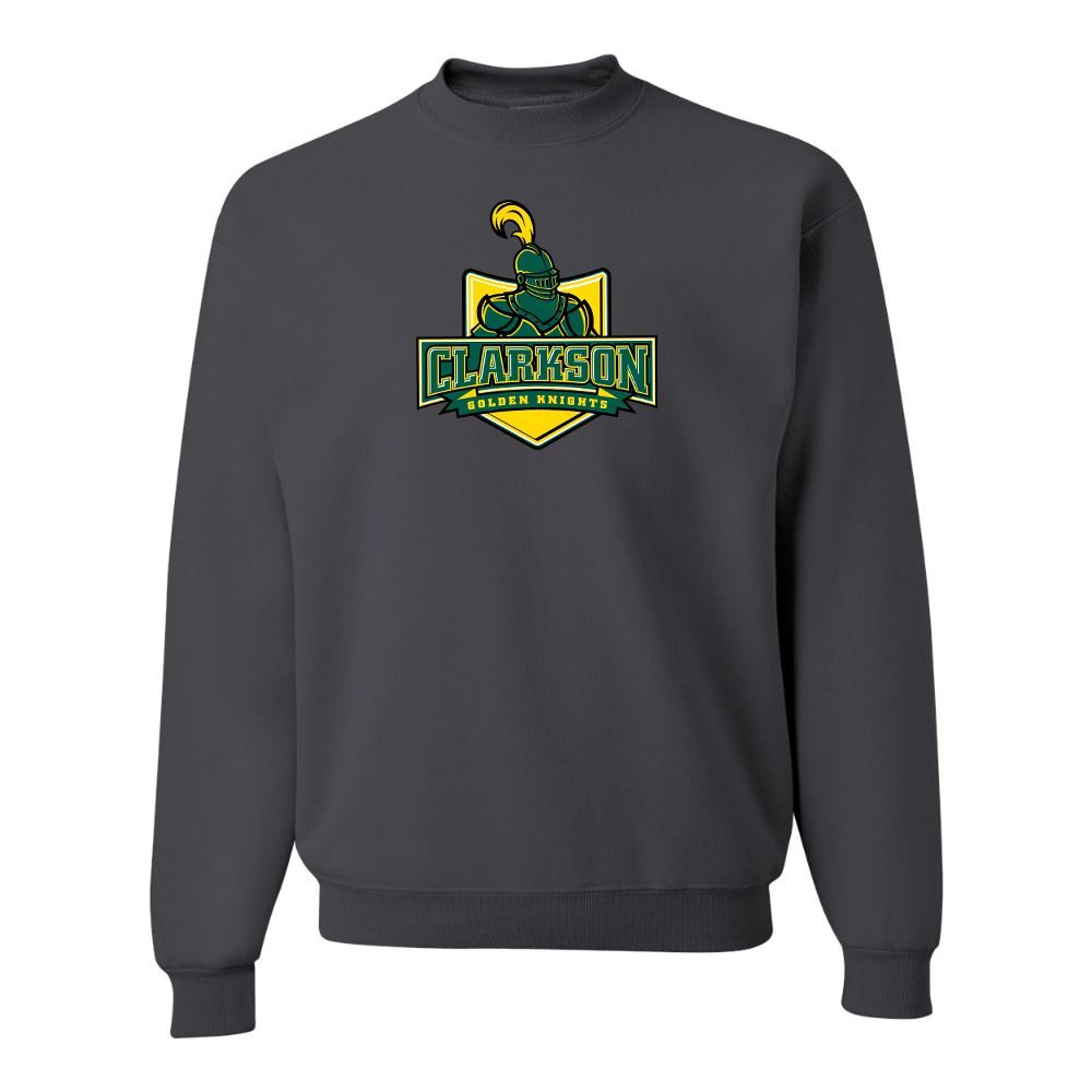 Men's Clarkson Golden Knights JERZEES NuBlend Crewneck Sweatshirt