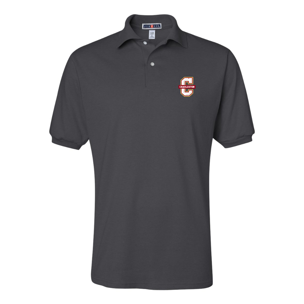 Men's Charleston Cougars JERZEES  SpotShield polo