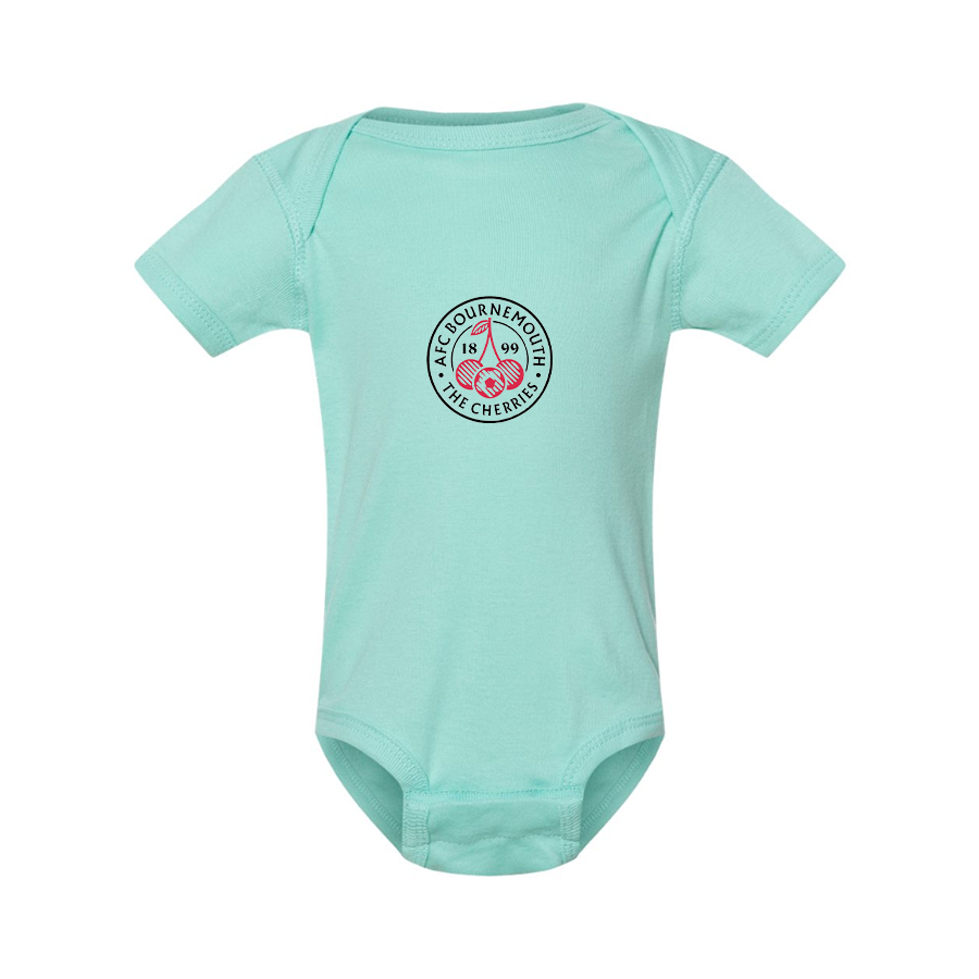 AFC Bournemouth Soccer Logo Rabbit Skins Infant Baby Rib Bodysuit