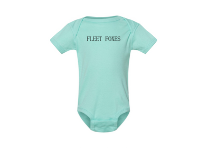 Fleet Foxes Logo  Rabbit Skins Infant Baby Rib Bodysuit