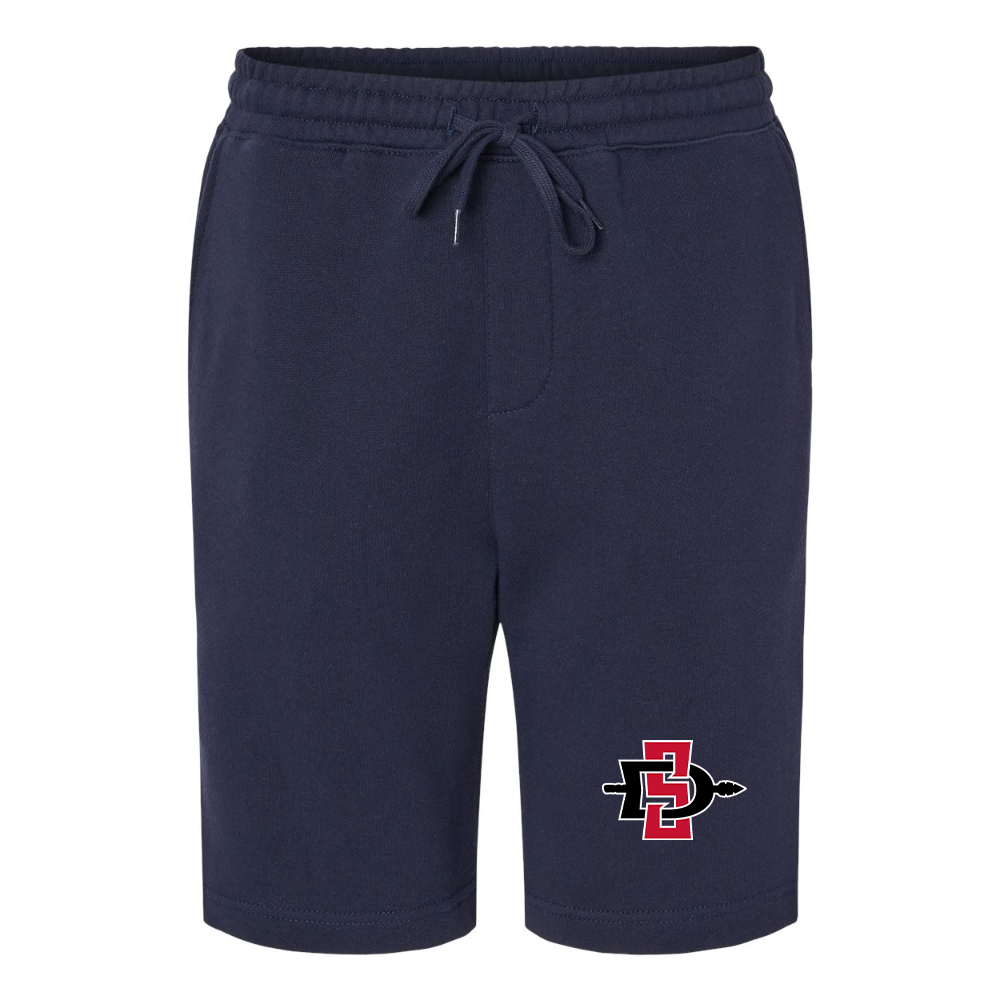 Men's San Diego State Aztecs Logo Independent Trading Co Midweight Fleece Shorts