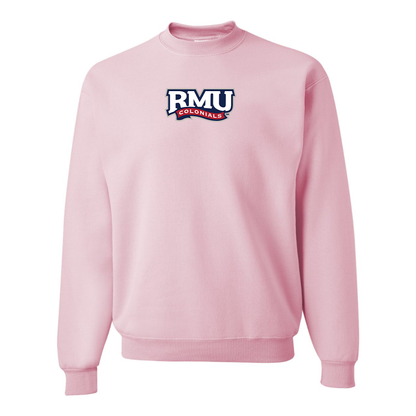 Men's Robert Morris Colonials Logo JERZEES NuBlend Crewneck Sweatshirt
