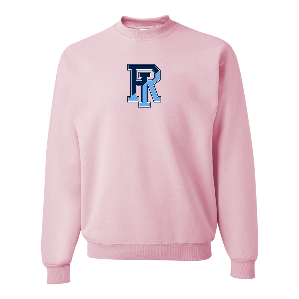 Men's Rhode Island Rams Logo JERZEES NuBlend Crewneck Sweatshirt