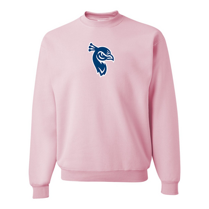Men's Saint Peters Peacocks Logo JERZEES NuBlend Crewneck Sweatshirt