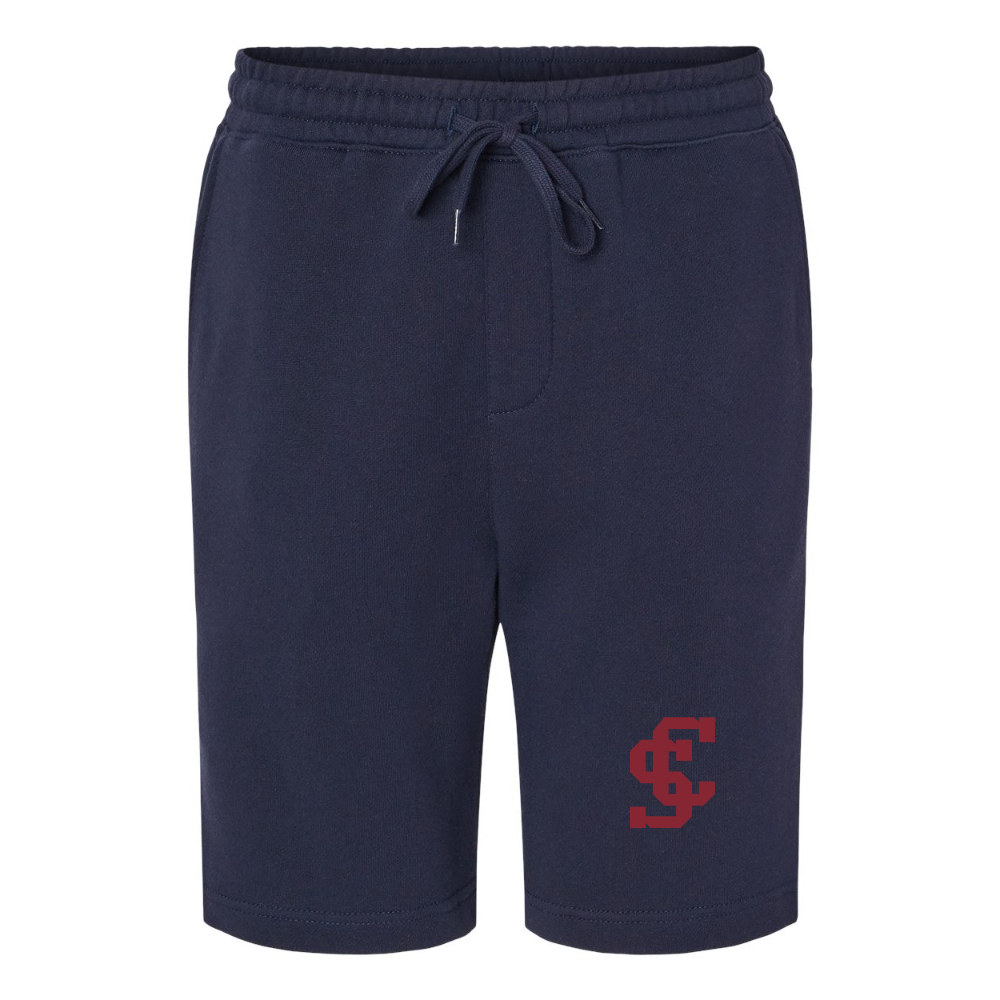 Men's Santa Clara Broncos Logo Independent Trading Co Midweight Fleece Shorts