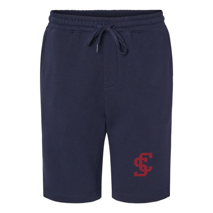 Men's Santa Clara Broncos Logo Independent Trading Co Midweight Fleece Shorts