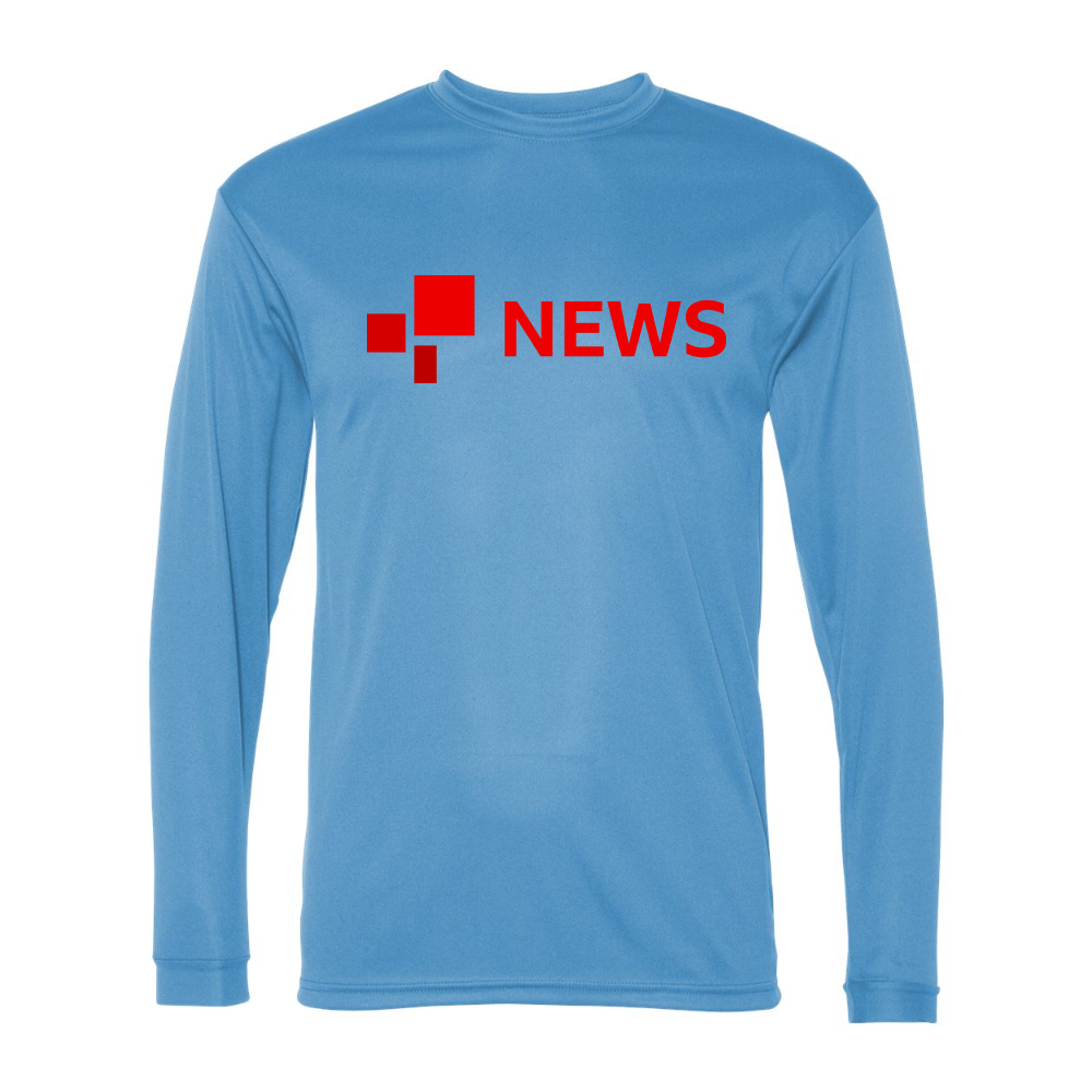 Men's  BBC News  Performance Long Sleeve T-Shirt
