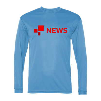 Men's  BBC News  Performance Long Sleeve T-Shirt