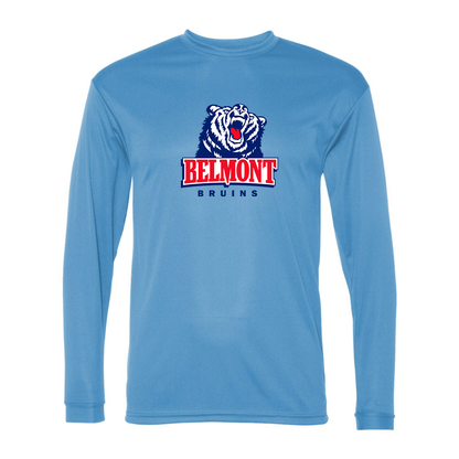 Men's  Belmont Bruins   Performance Long Sleeve T-Shirt