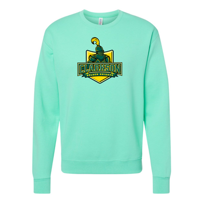 Men's Clarkson Golden Knights JERZEES NuBlend Crewneck Sweatshirt