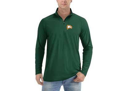 Men's Winthrop Eagles Lightweight Quarter-Zip Athletic Shirt Long Sleeve Performance Wear