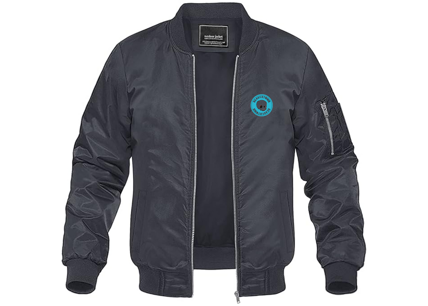 Men's Beavertown Brewery Lightweight Bomber Jacket Windbreaker Softshell Varsity Jacket Coat