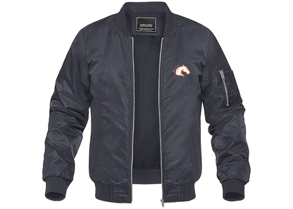 Men's Texas Arlington Mavericks Lightweight Bomber Jacket Windbreaker Softshell Varsity Jacket Coat