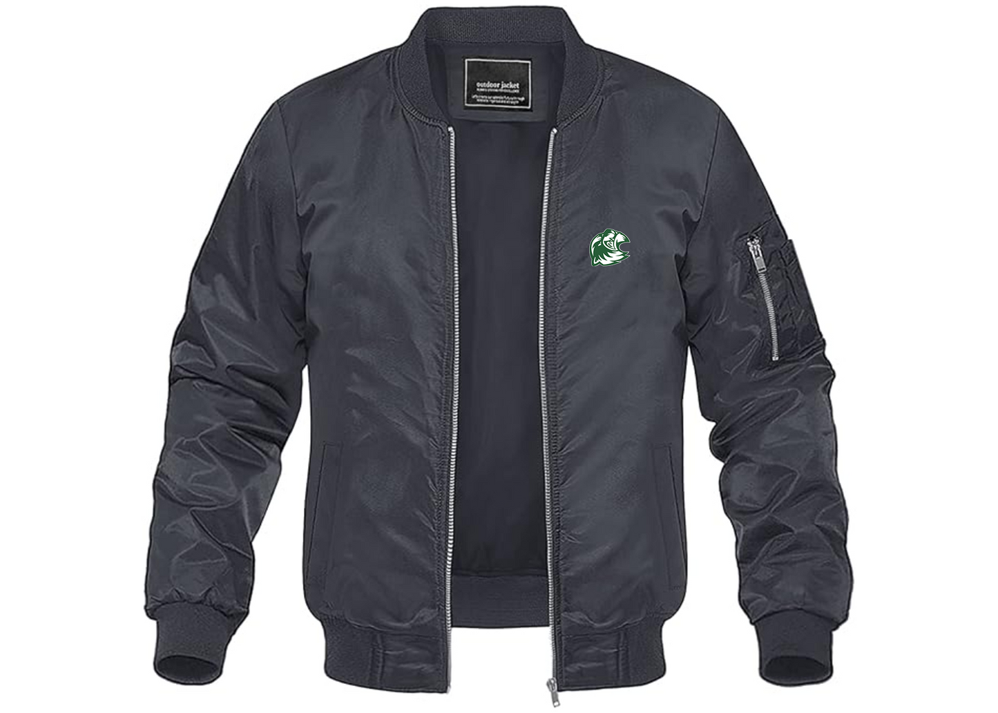 Men's Utah Valley Wolverines Lightweight Bomber Jacket Windbreaker Softshell Varsity Jacket Coat