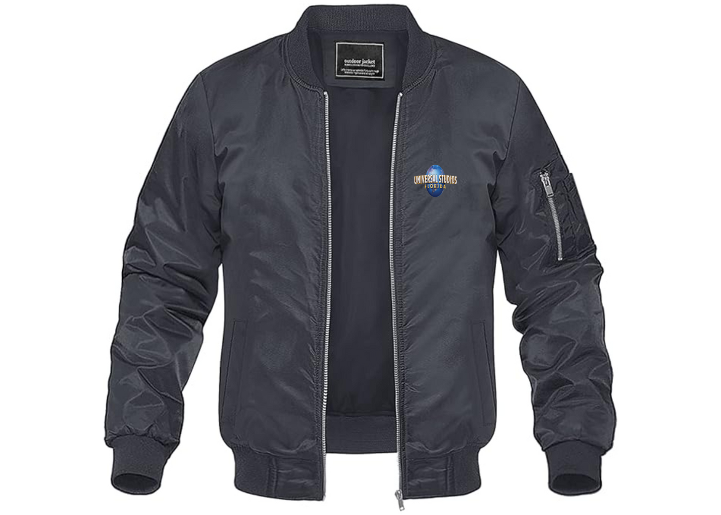 Men's Universal Studios Florida Lightweight Bomber Jacket Windbreaker Softshell Varsity Jacket Coat