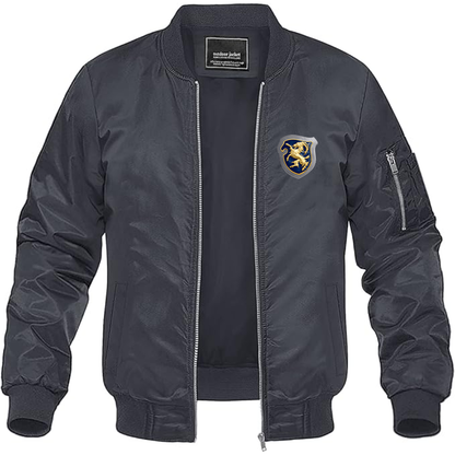 Men's Cisitalia Logo Lightweight Bomber Jacket Windbreaker Softshell Varsity Jacket Coat