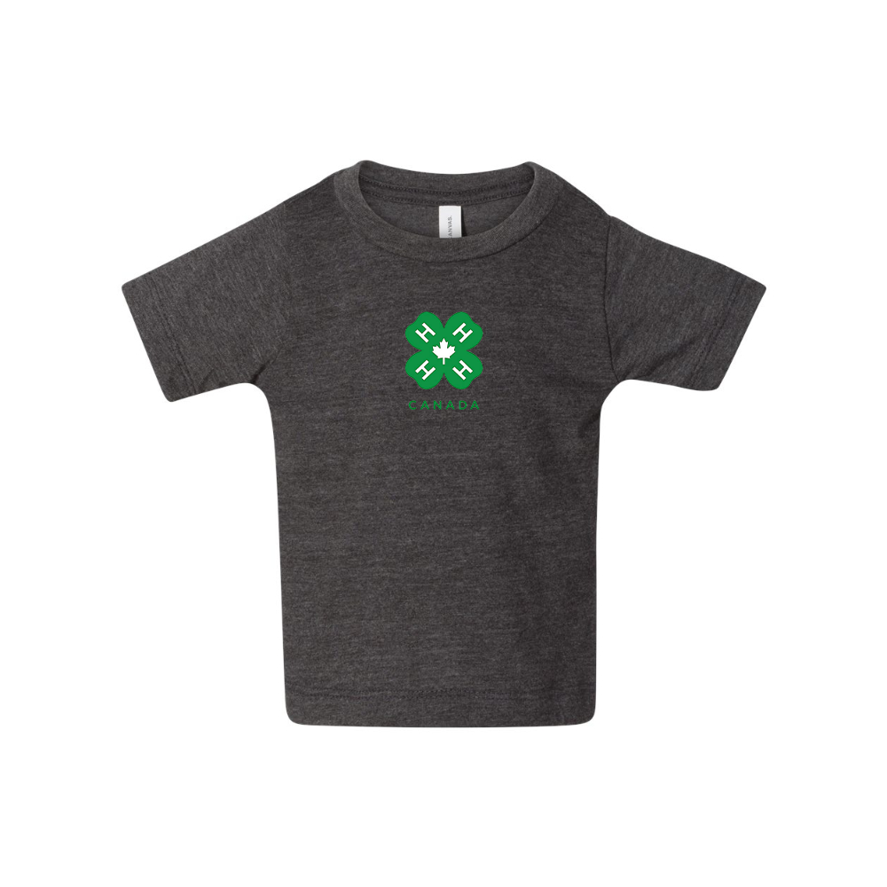 4H Canada Logo BELLA CANVAS Infant Jersey Tee