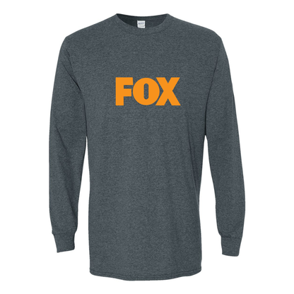 Men's  Fox  Gildan Heavy Cotton Long Sleeve T-Shirt