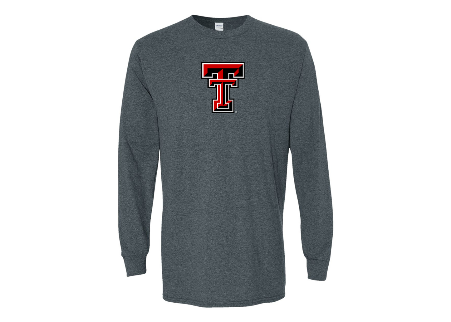 Men's Texas Tech Red Raiders Gildan Heavy Cotton Long Sleeve T-Shirt