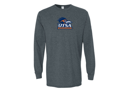 Men's Texas SA Roadrunners Gildan Heavy Cotton Long Sleeve T-Shirt