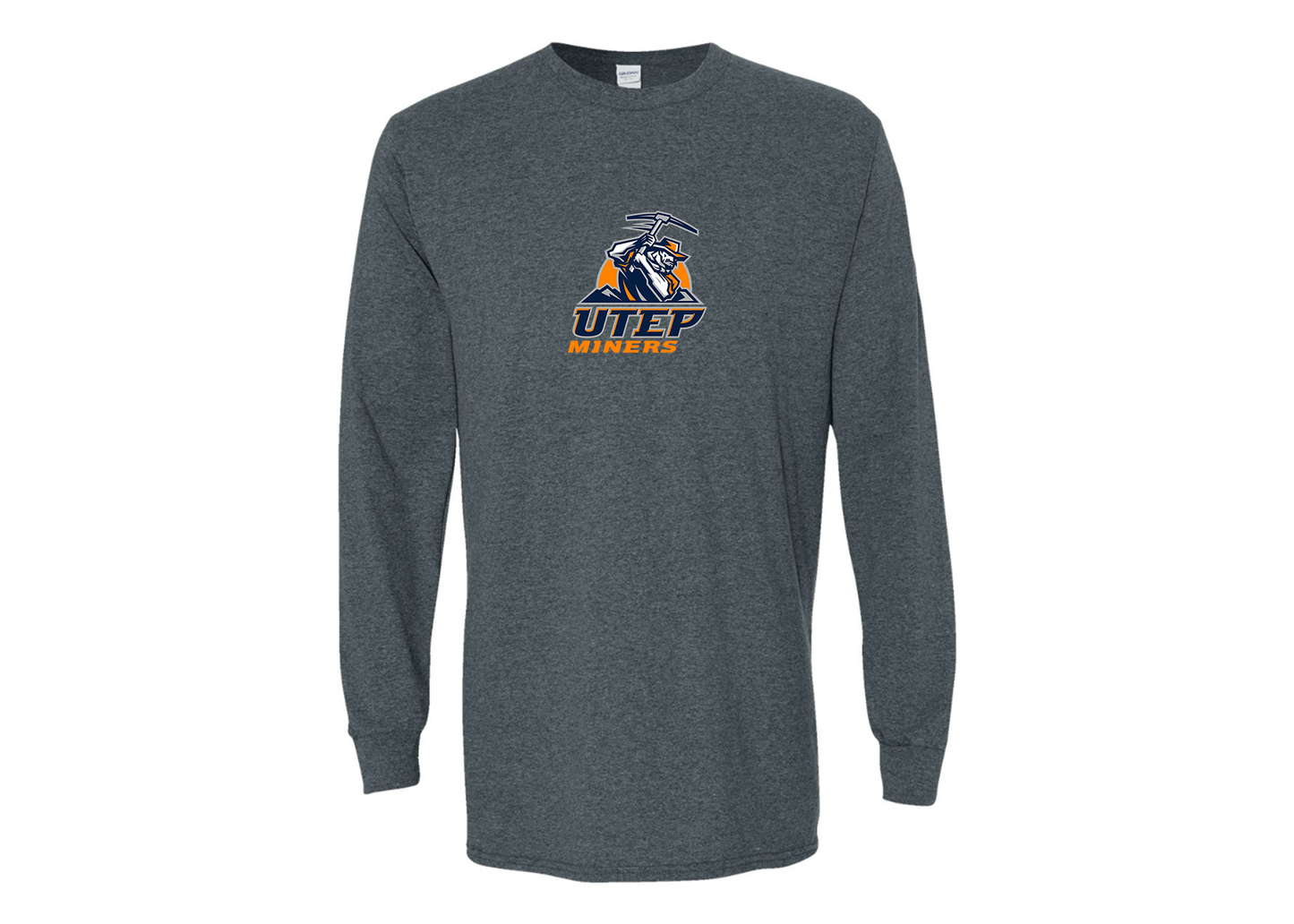 Men's UTEP Miners Gildan Heavy Cotton Long Sleeve T-Shirt