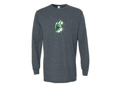 Men's Utah Valley Wolverines Gildan Heavy Cotton Long Sleeve T-Shirt