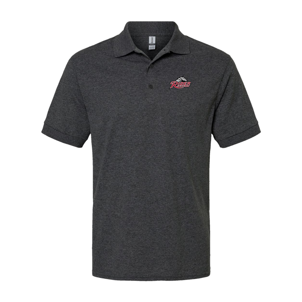 Men's Rider Broncs Logo Gildan Dry Blend Jersey Polo