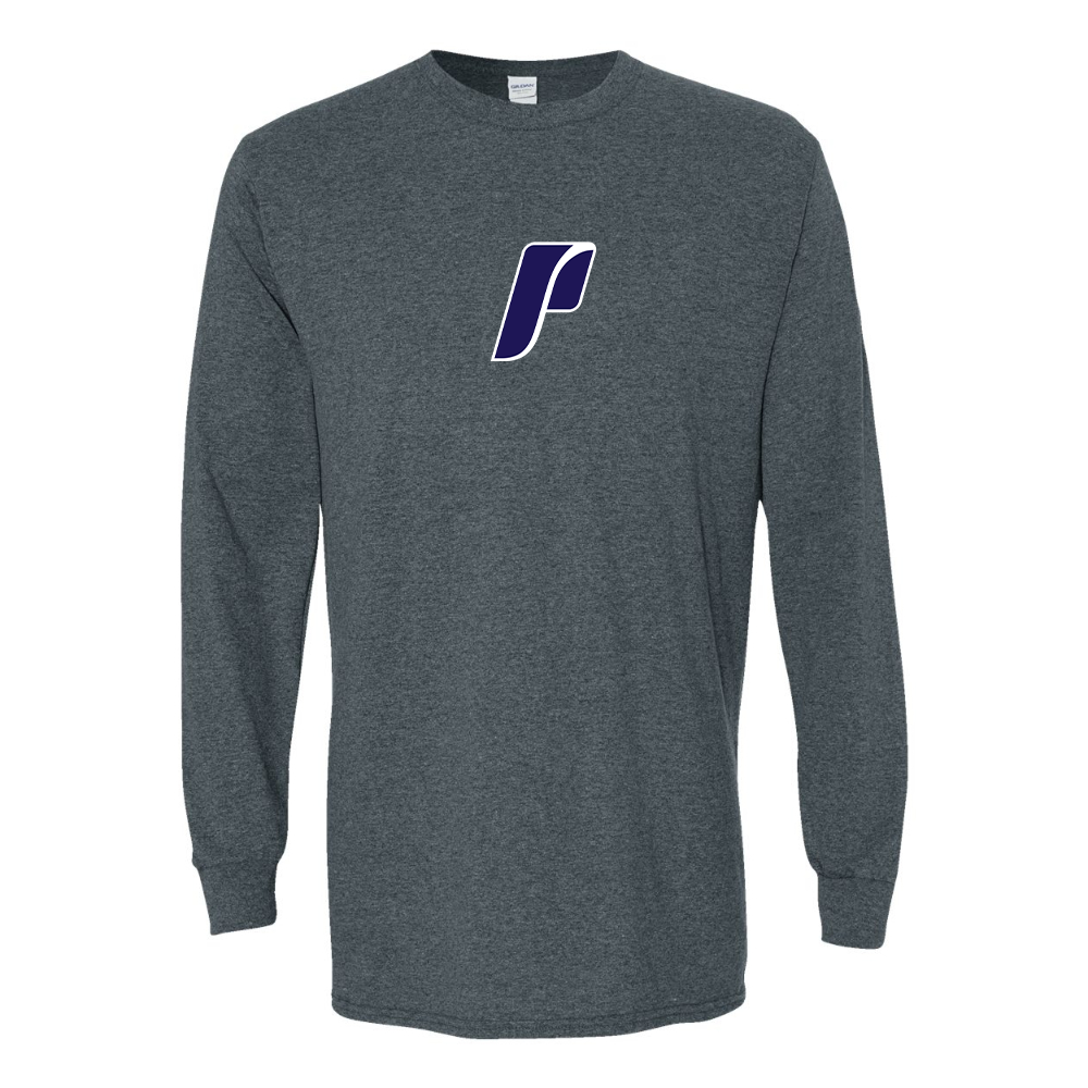 Men's Portland Pilots Logo Gildan Heavy Cotton Long Sleeve T-Shirt