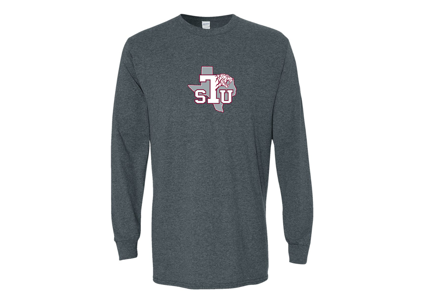 Men's Texas Southern Tigers Gildan Heavy Cotton Long Sleeve T-Shirt