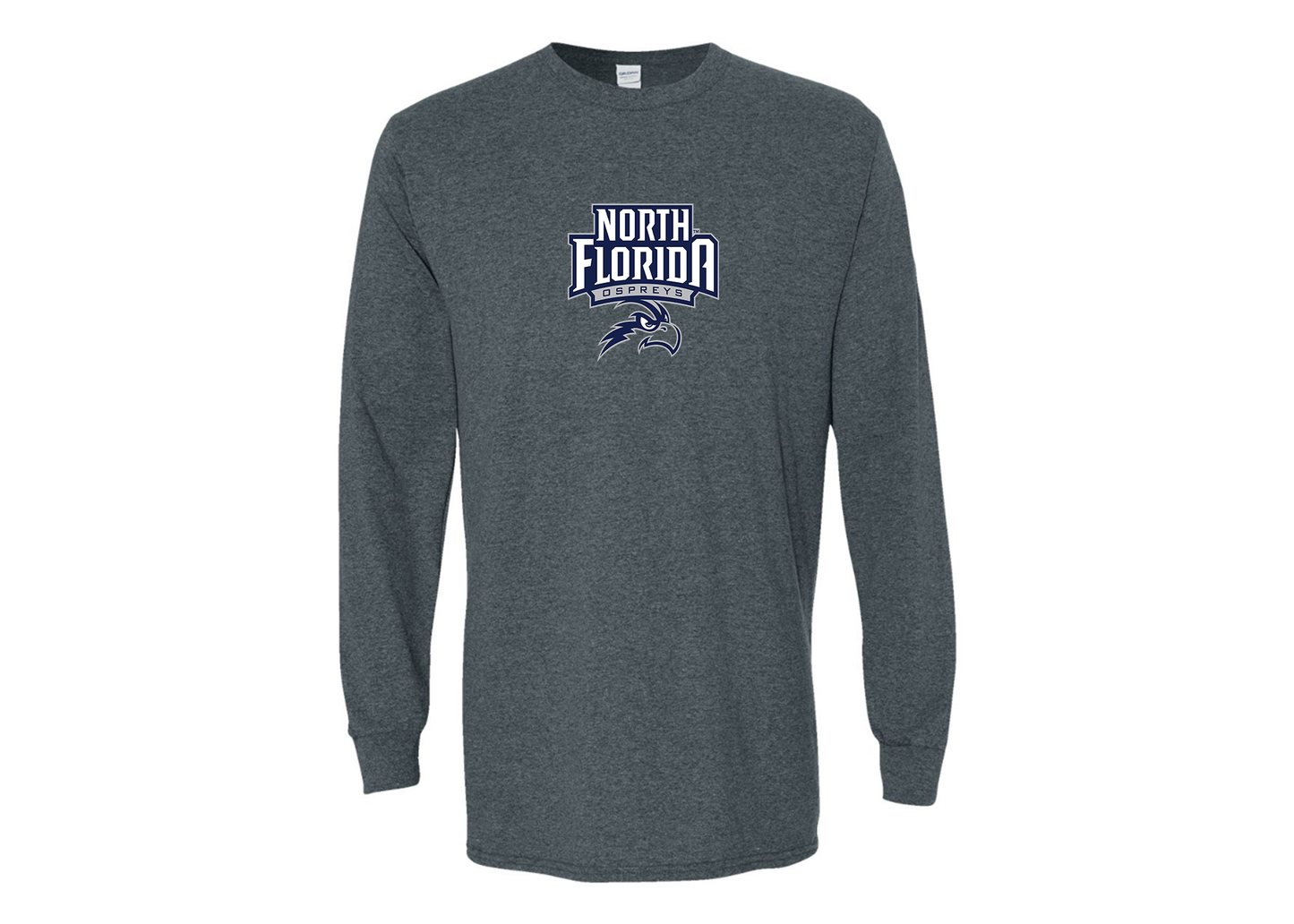 Men's UNF Ospreys Gildan Heavy Cotton Long Sleeve T-Shirt