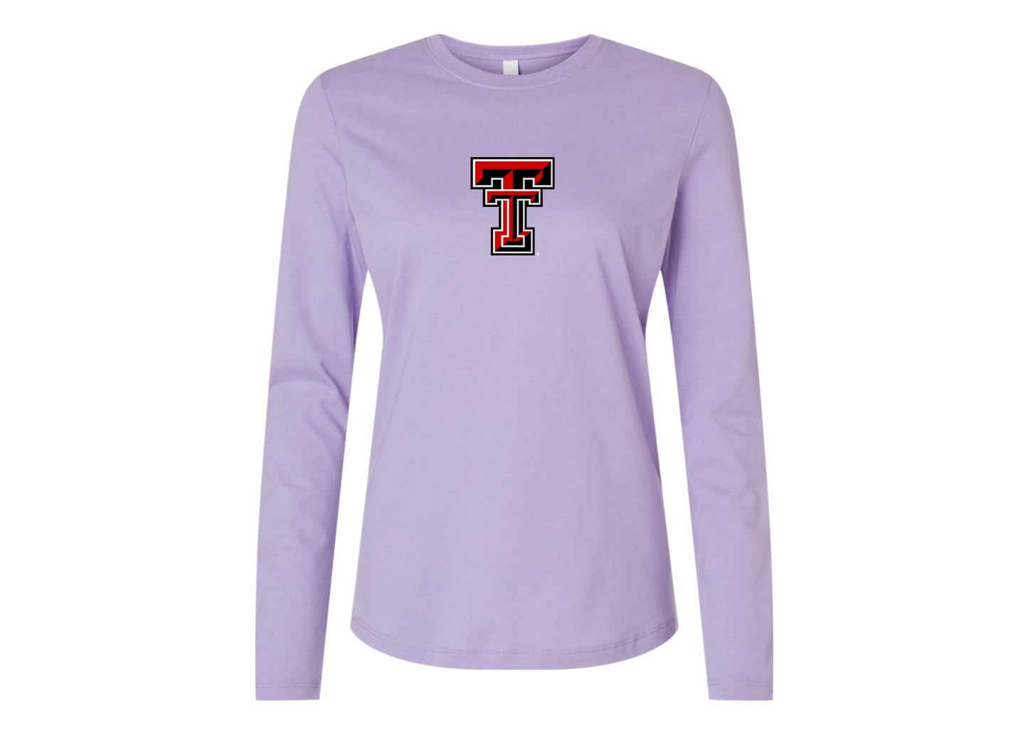 BELLA CANVAS Women’s Texas Tech Red Raiders Jersey Long Sleeve Tee