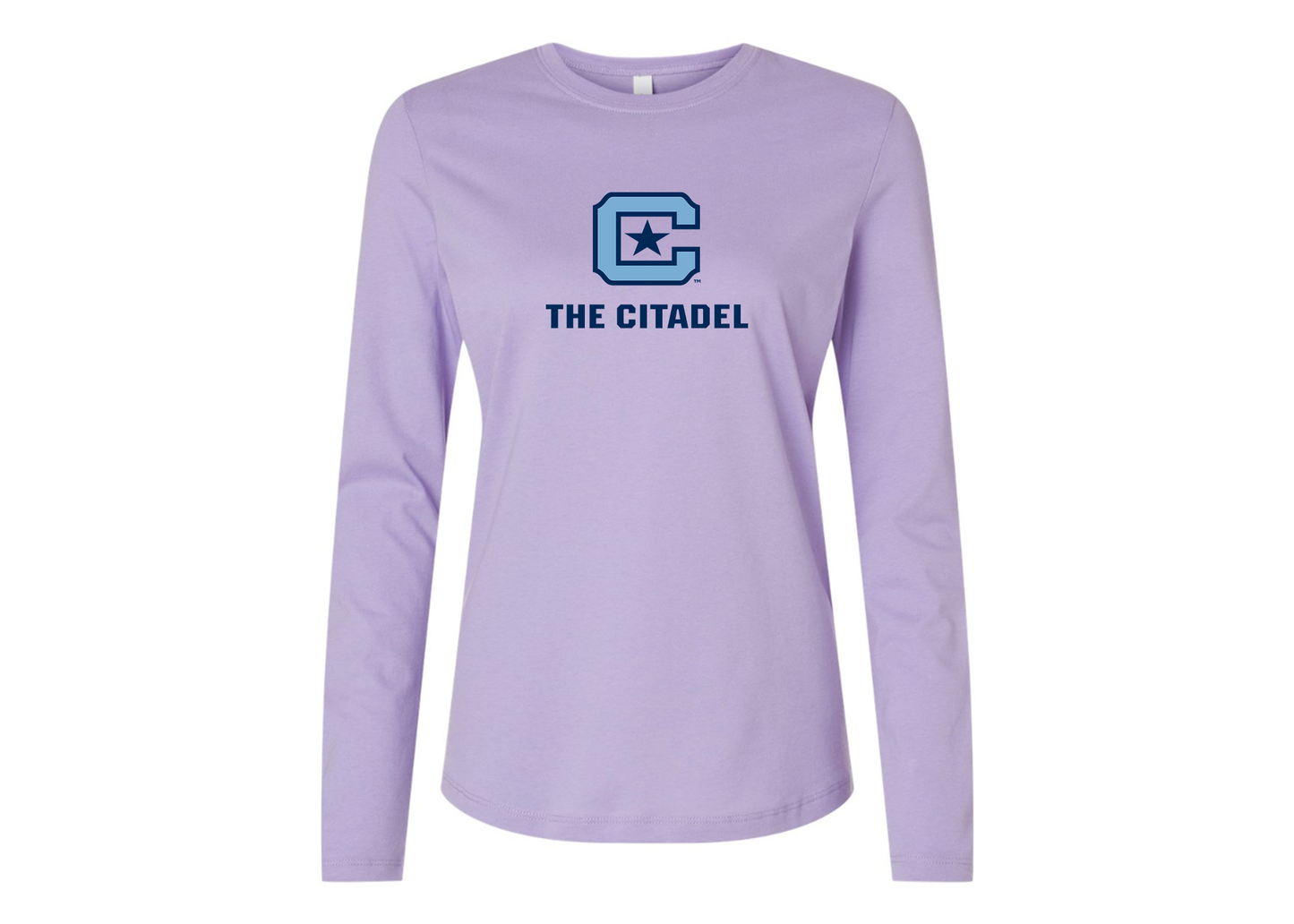 BELLA CANVAS Women’s The Citadel Bulldogs Jersey Long Sleeve Tee