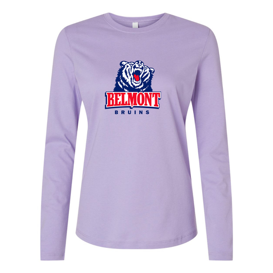 BELLA CANVAS Belmont Bruins  Jersey Long Sleeve Tee