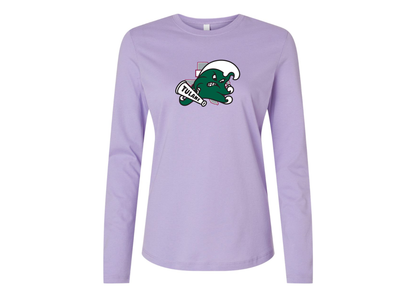 BELLA CANVAS Women’s Tulane Green Wave Jersey Long Sleeve Tee