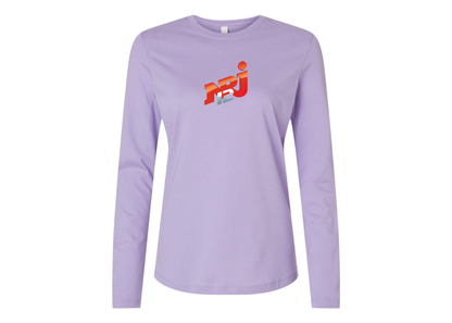 BELLA CANVAS Women’s NRJ 12 Logo Jersey Long Sleeve Tee