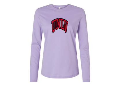 BELLA CANVAS Women’s UNLV Rebels Jersey Long Sleeve Tee