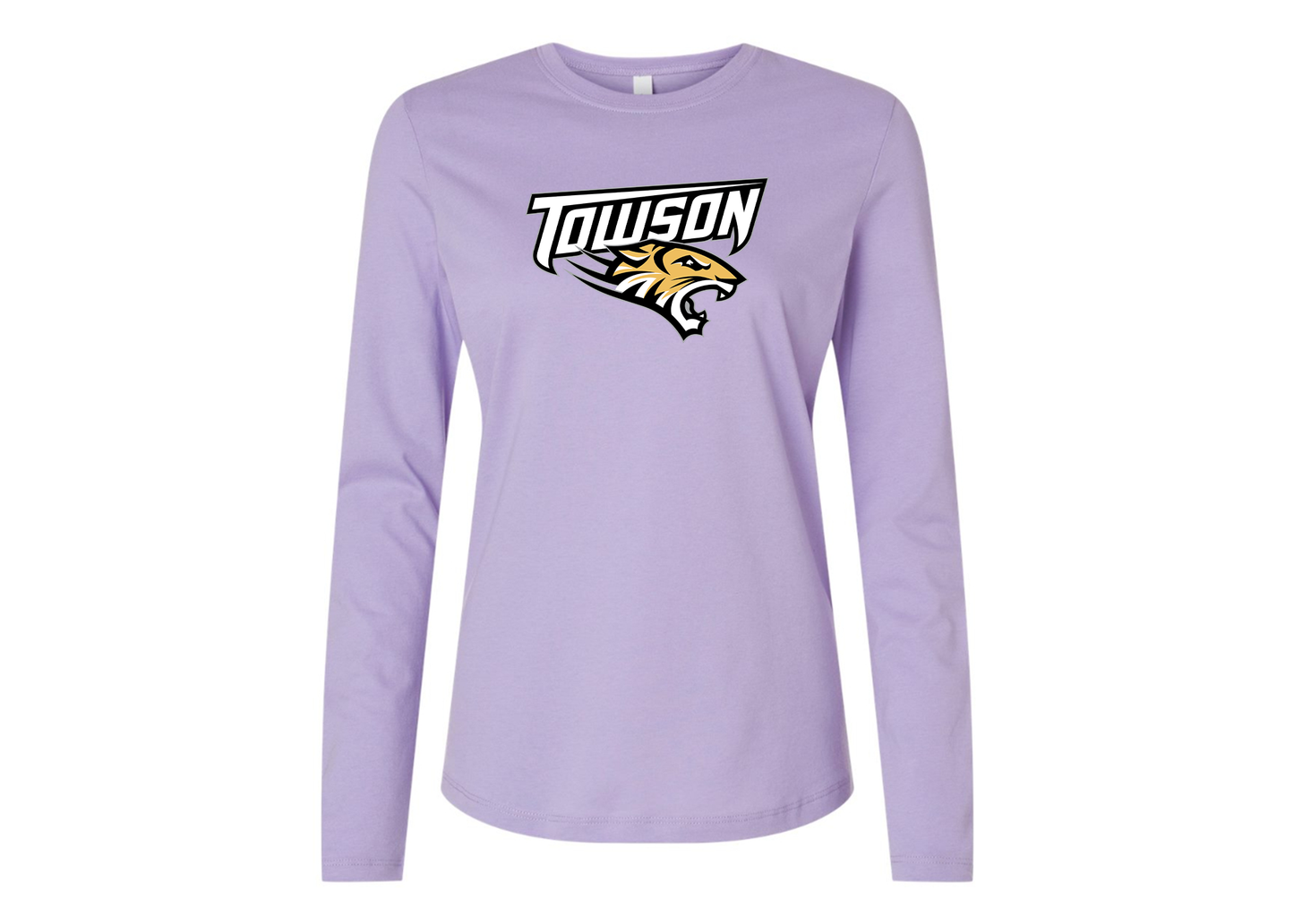 BELLA CANVAS Women’s Towson Tigers Jersey Long Sleeve Tee