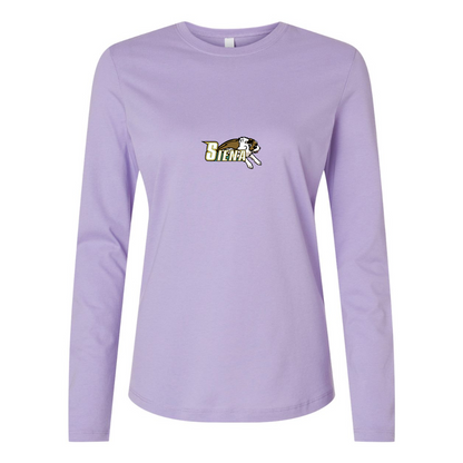 BELLA CANVAS Women’s Siena Saints Logo Jersey Long Sleeve Tee