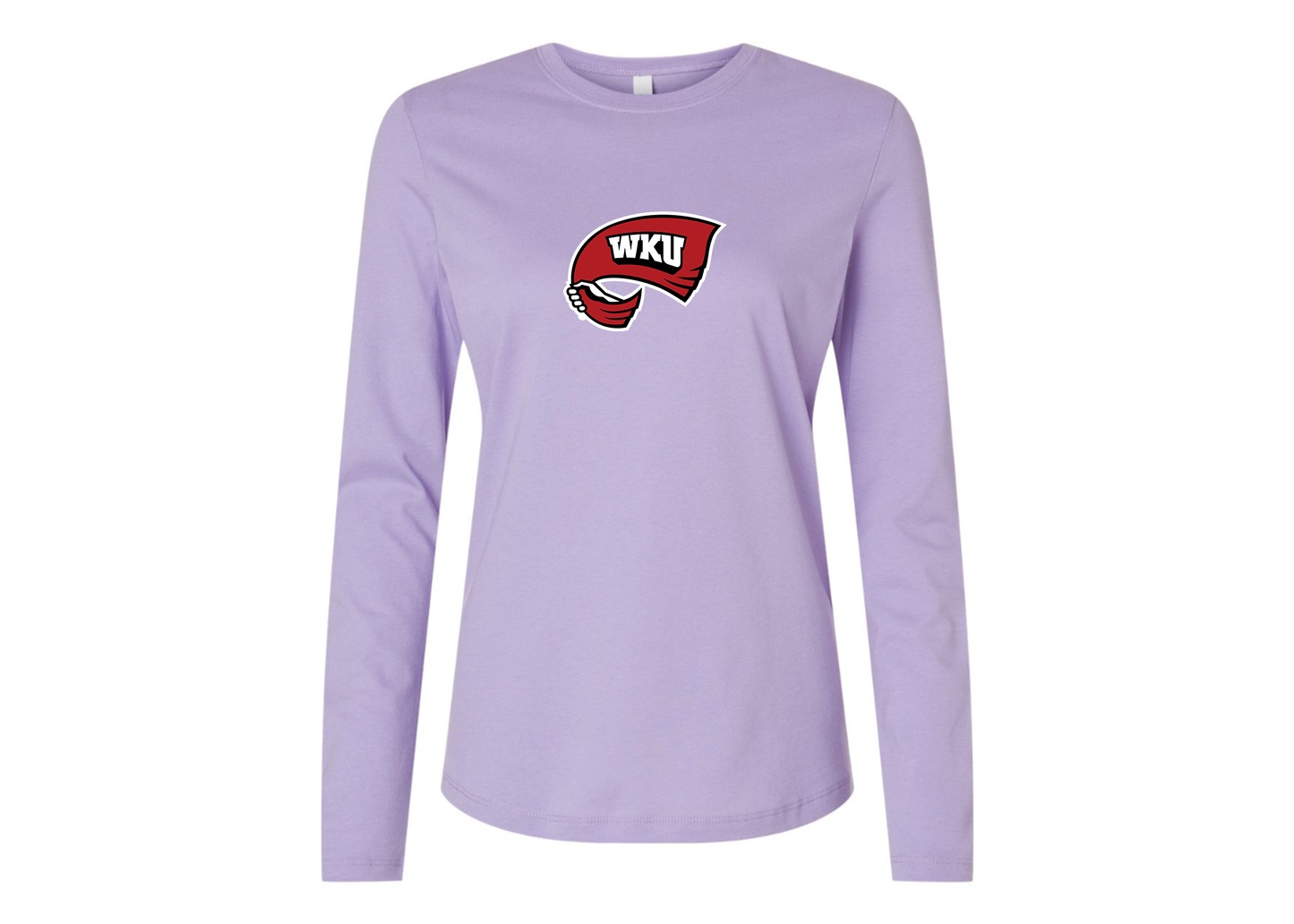 BELLA CANVAS Women’s Western Kentucky Hilltoppers Jersey Long Sleeve Tee