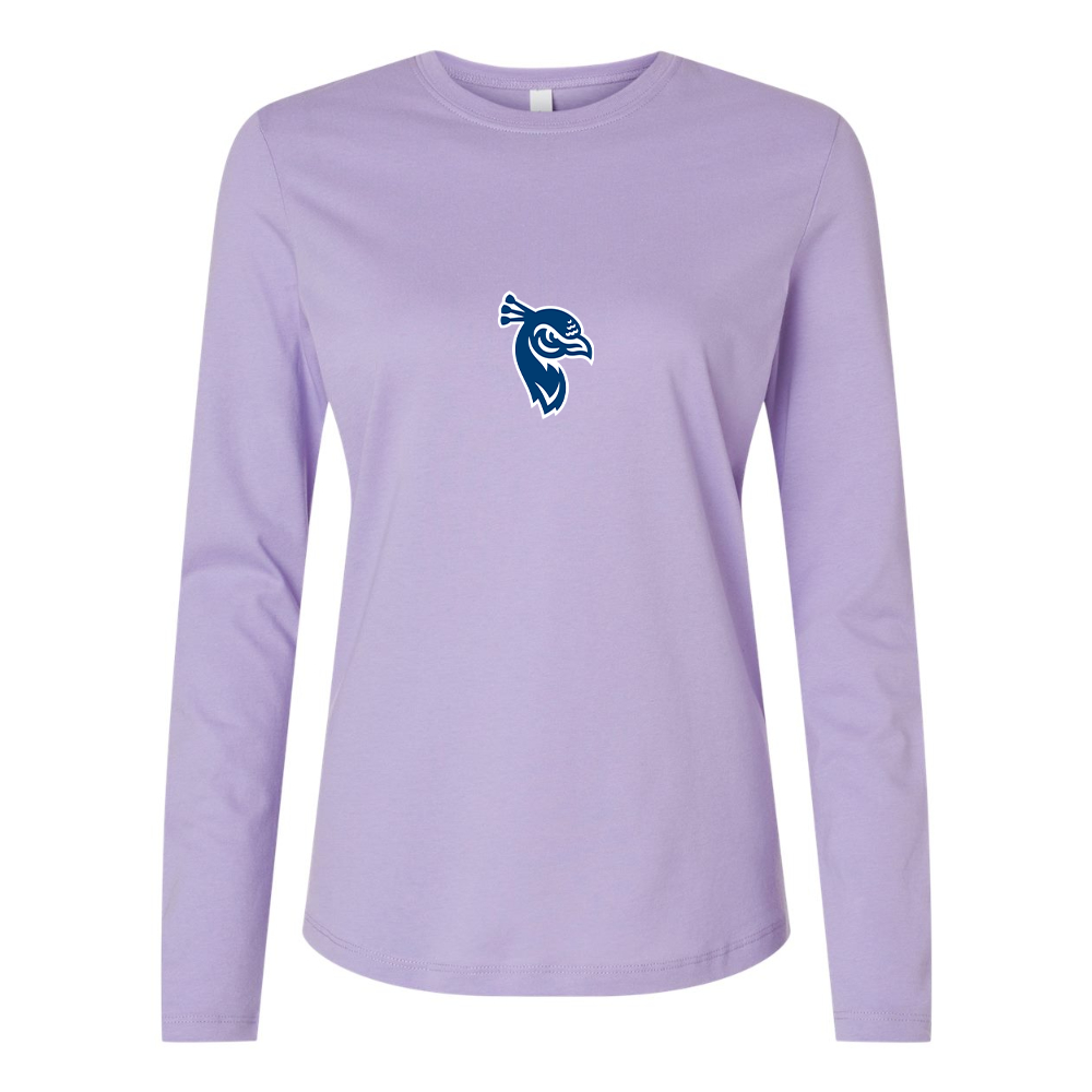 BELLA CANVAS Women’s Saint Peters Peacocks Logo Jersey Long Sleeve Tee