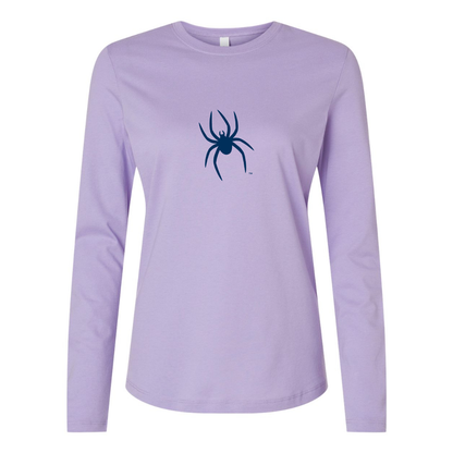 BELLA CANVAS Women’s Richmond Spiders Logo Jersey Long Sleeve Tee