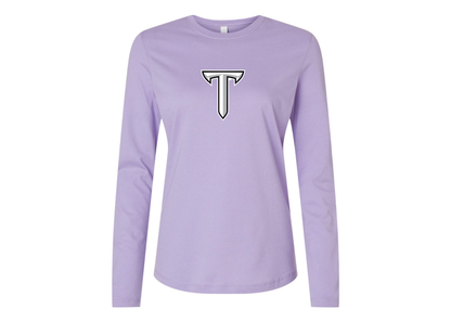 BELLA CANVAS Women’s Troy Trojans Jersey Long Sleeve Tee