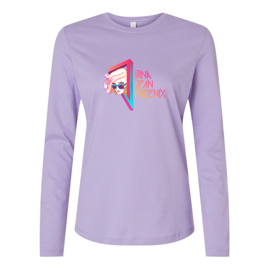 BELLA CANVAS Women’s Dana Jean Phoenix  Jersey Long Sleeve Tee