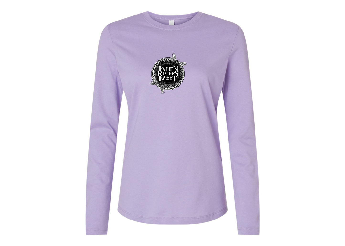 BELLA CANVAS Women’s When Rivers Meet Jersey Long Sleeve Tee